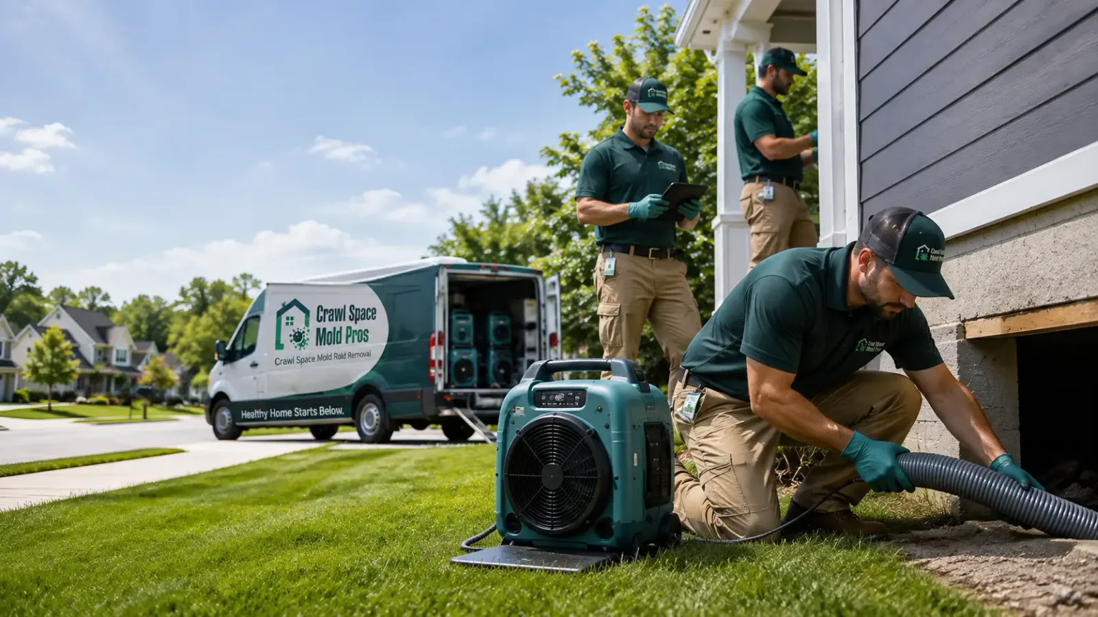 Crawl Space Mold Removal in Denton, MD